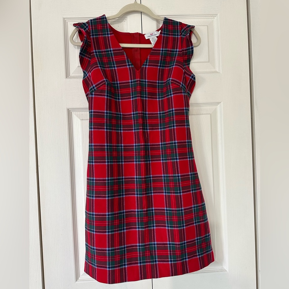 👗 RED PLAID DRESS ♦️
